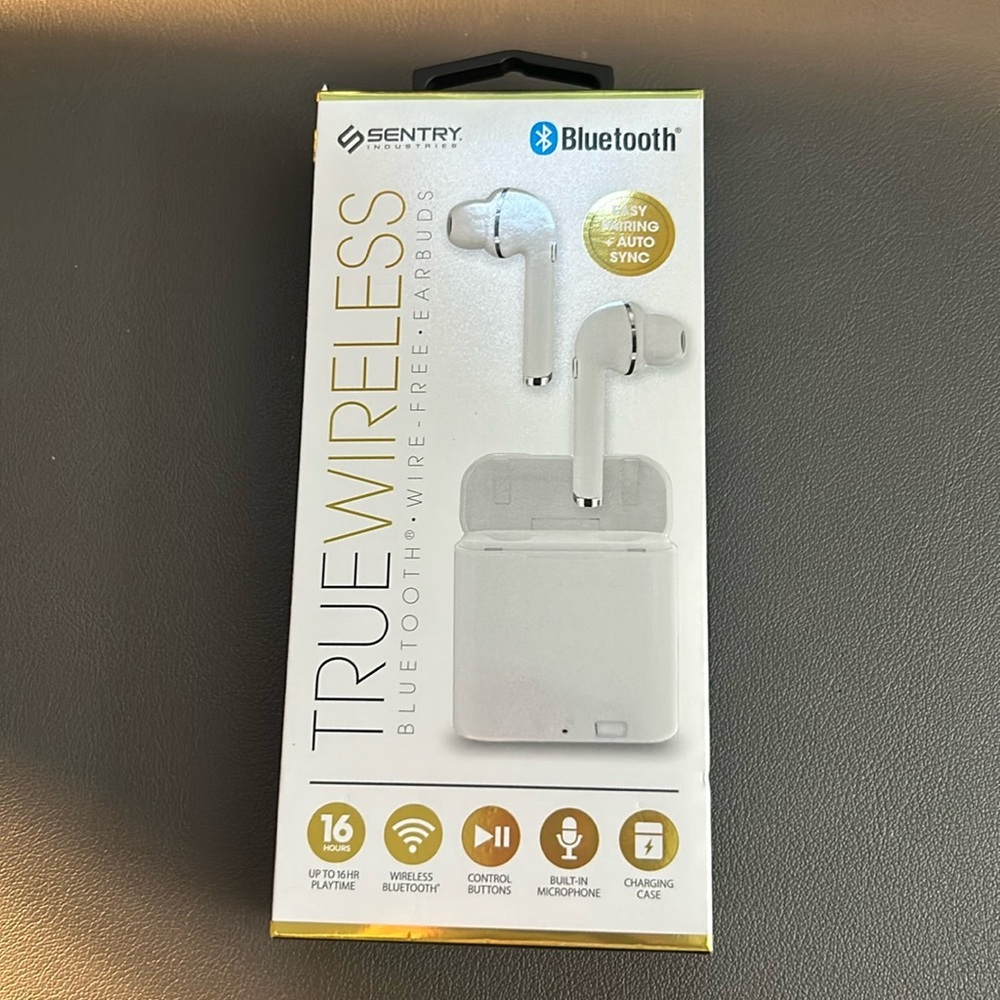 True wireless Bluetooth wire free earbuds NWOT